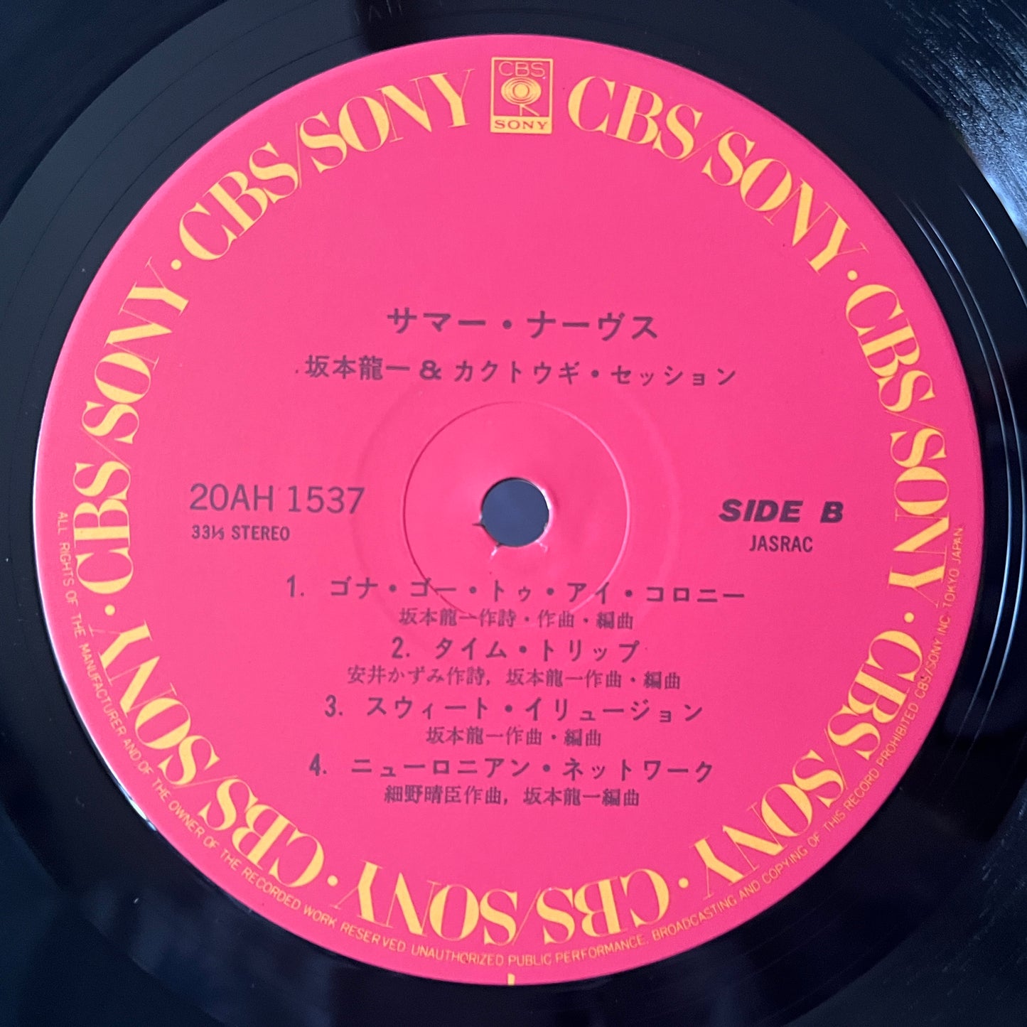 Ryuichi Sakamoto &amp; The Kakutougi Session – Summer Nerves