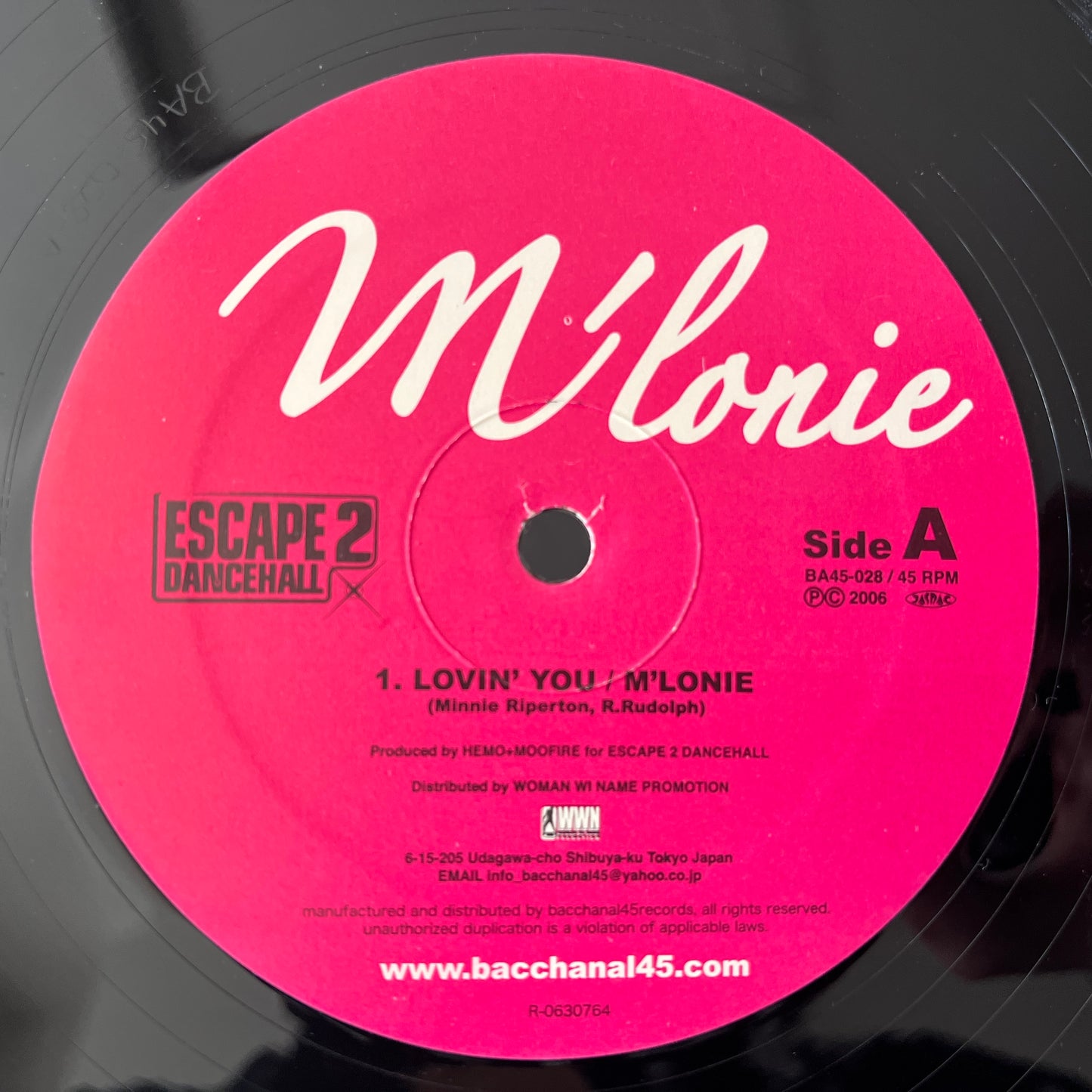 M'Lonie – Lovin' You / Love Is Stronger Than Pride
