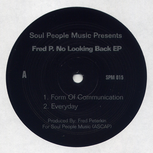 Fred P. – No Looking Back EP