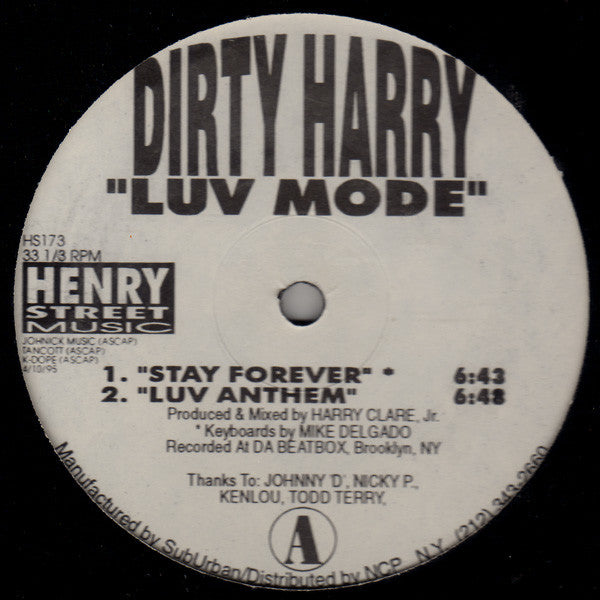 Dirty Harry – Luv Mode