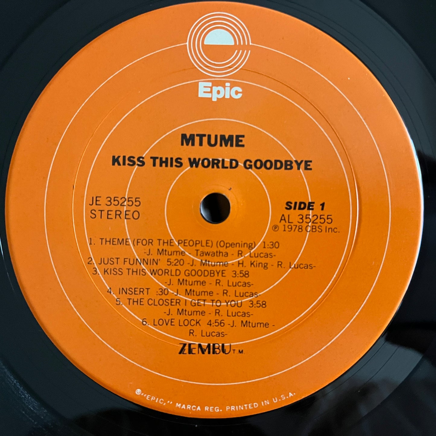 Mtume – Kiss This World Goodbye