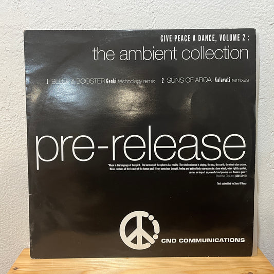 Various – Give Peace A Dance 2 - The Ambient Collection
