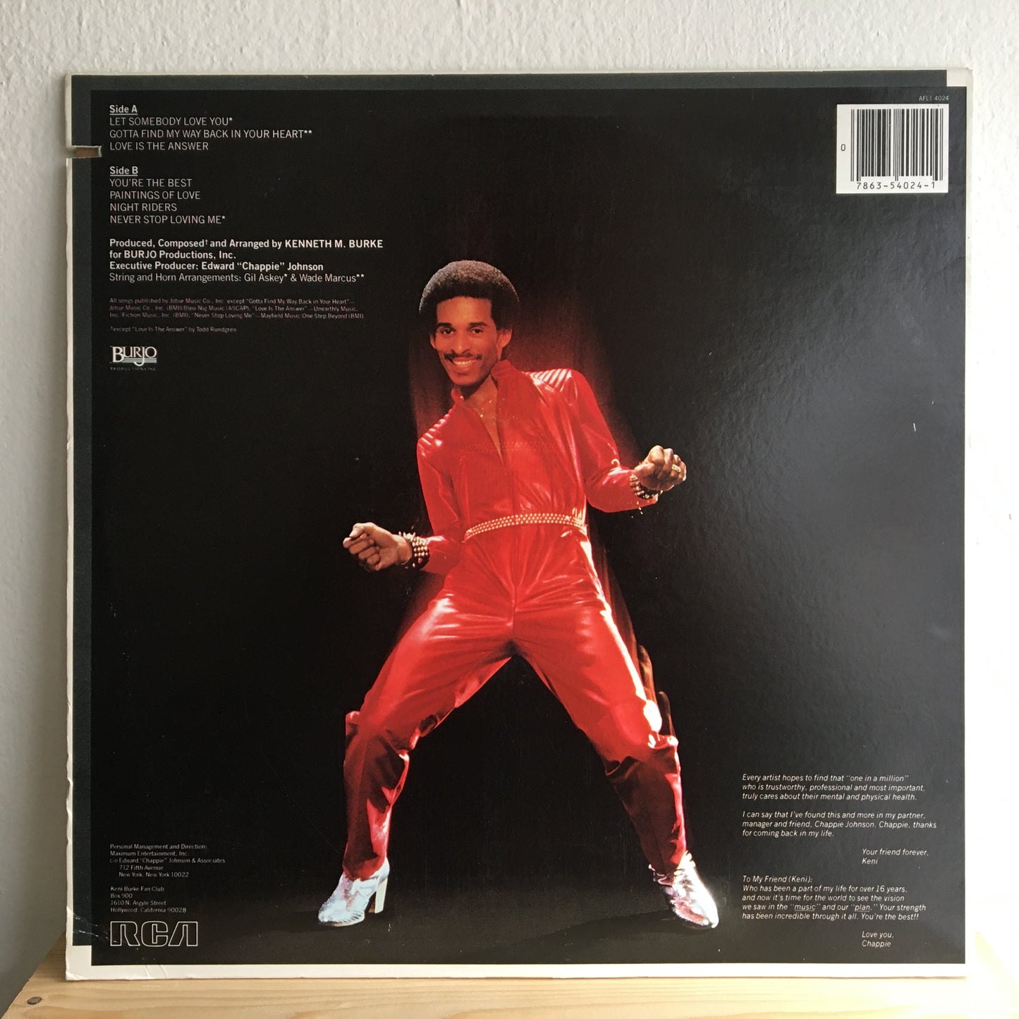 Keni Burke – You're The Best