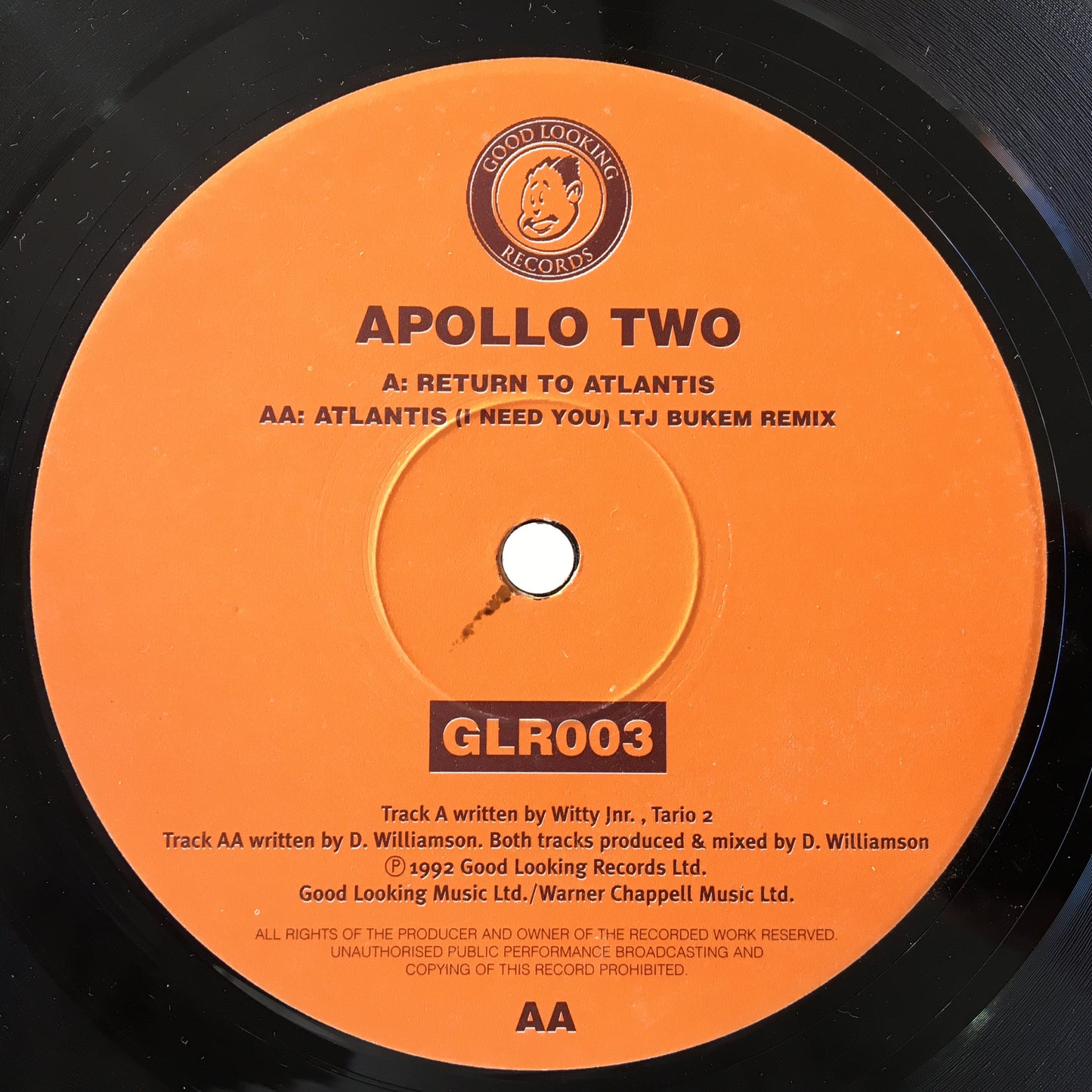 Apollo Two – Return To Atlantis / Atlantis (I Need You) (LTJ Bukem Remix)