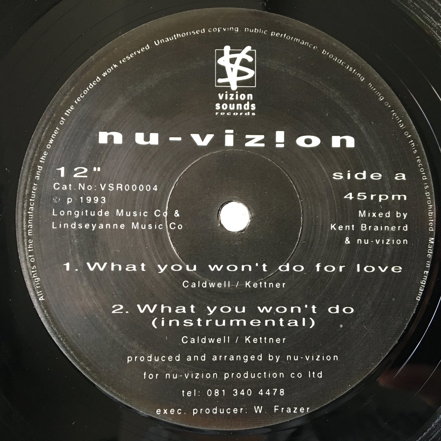 Nu-Viz!on ‎– What You Won't Do For Love