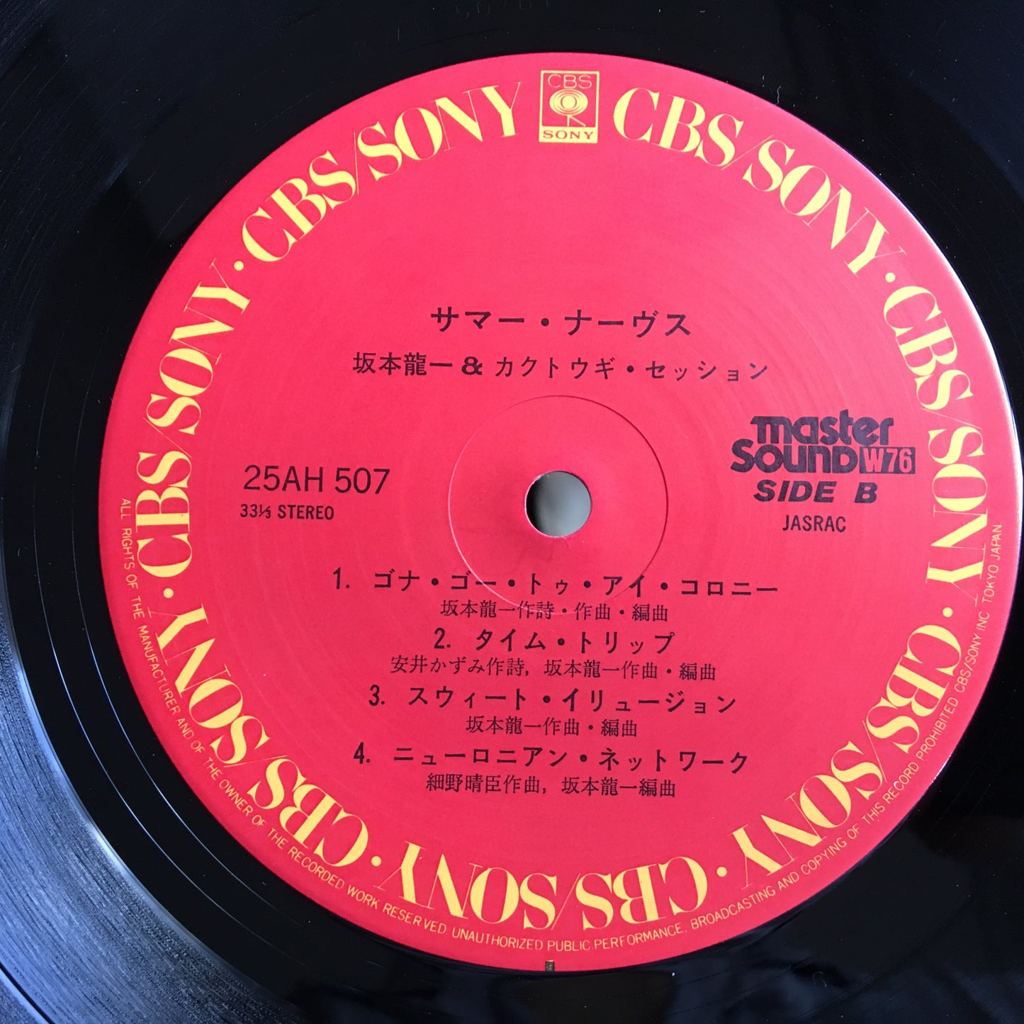 Ryuichi Sakamoto &amp; The Kakutougi Session – Summer Nerves