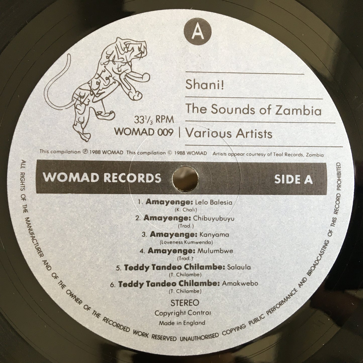 Various – Shani! The Sounds Of Zambia