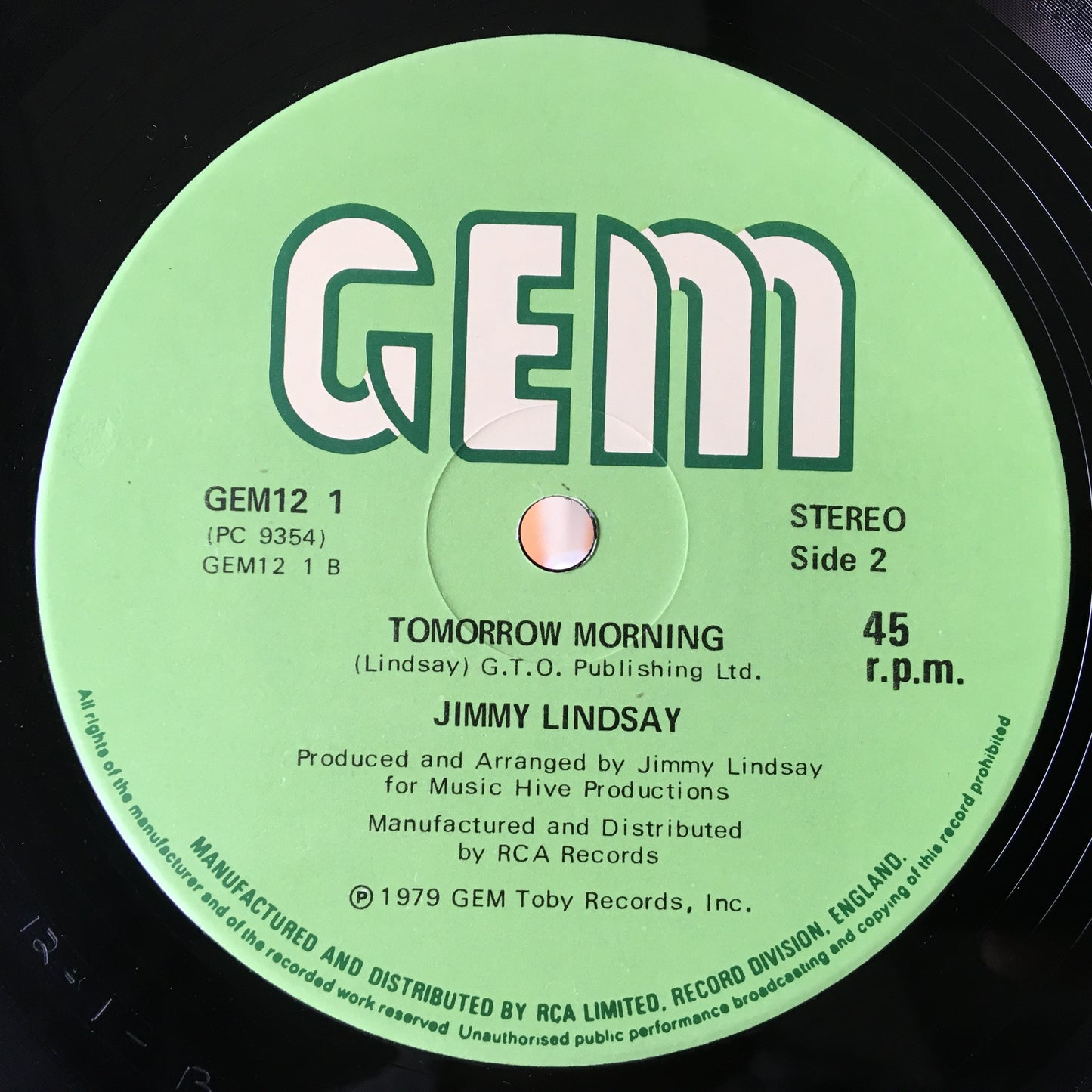 Jimmy Lindsay – Ain't No Sunshine / Tomorrow Morning