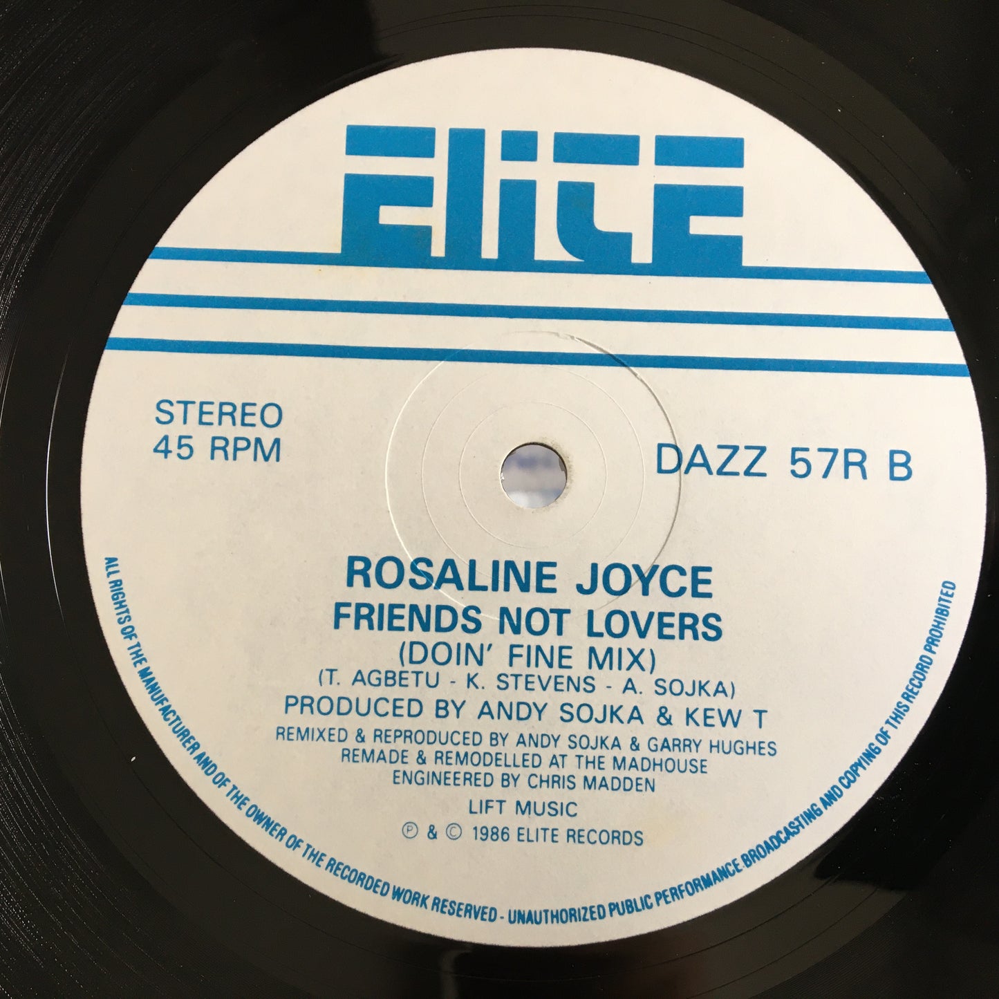 Rosaline Joyce – Friends Not Lovers