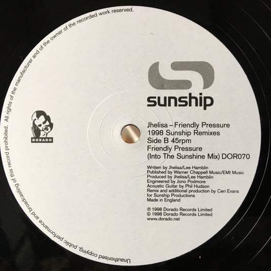 Jhelisa – Friendly Pressure (1998 Sunship Remixes)