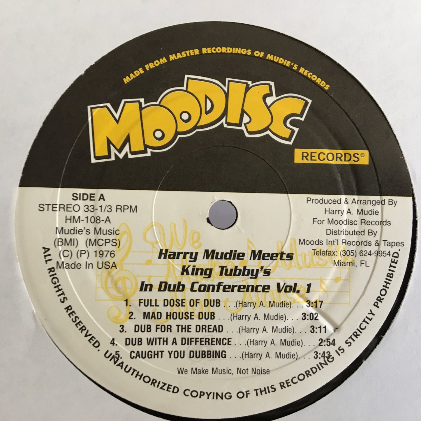 Harry Mudie Meets King Tubby's – In Dub Conference Volume One
