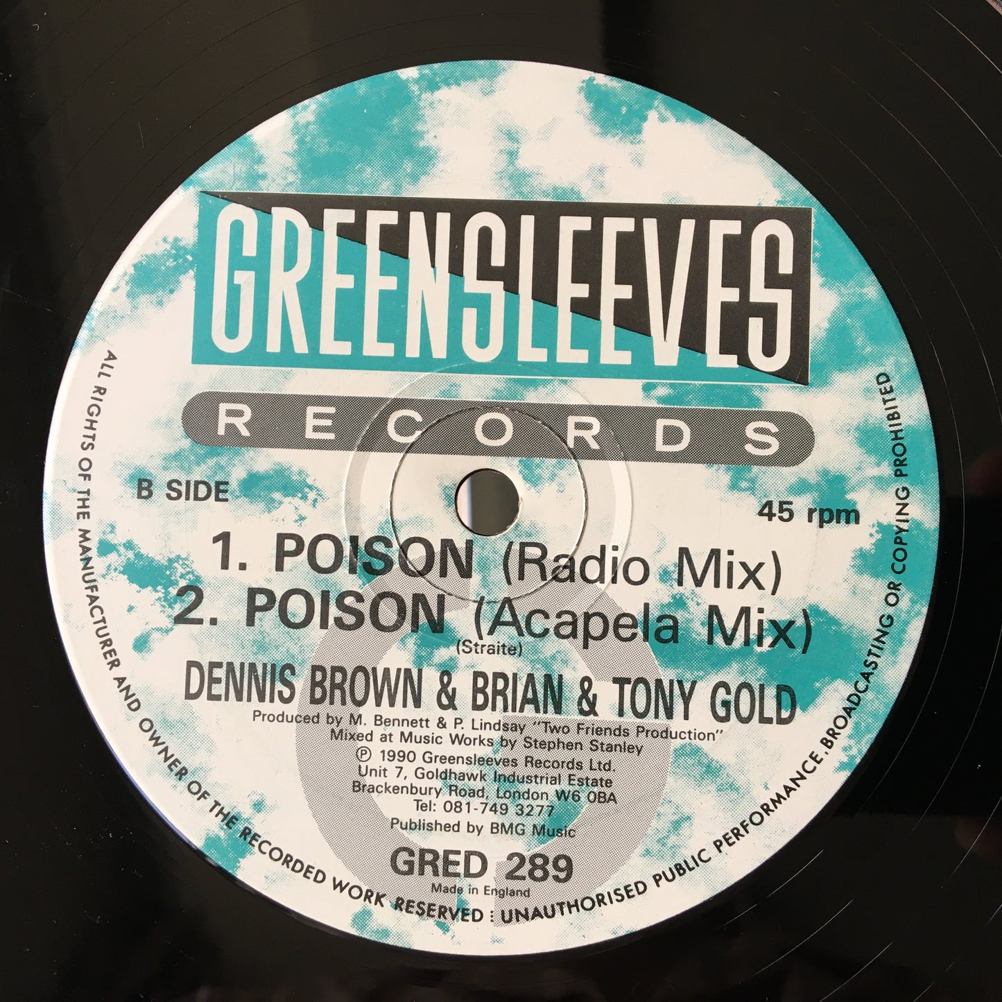 Dennis Brown & Brian & Tony Gold – Poison