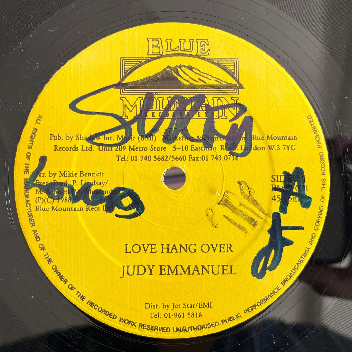 Judy Emmanuel – If You Want Me / Love Hang Over