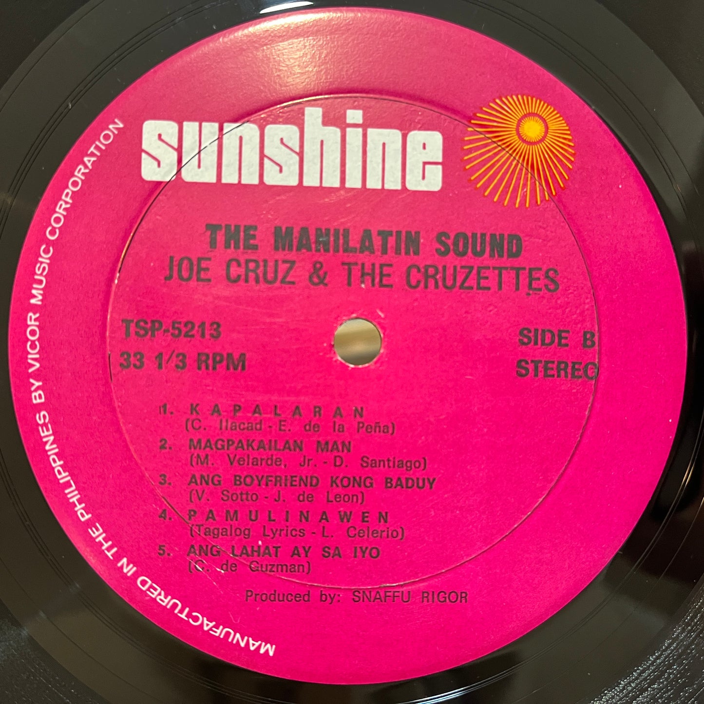 Joe Cruz & The Cruzettes – The Manilatin Sound
