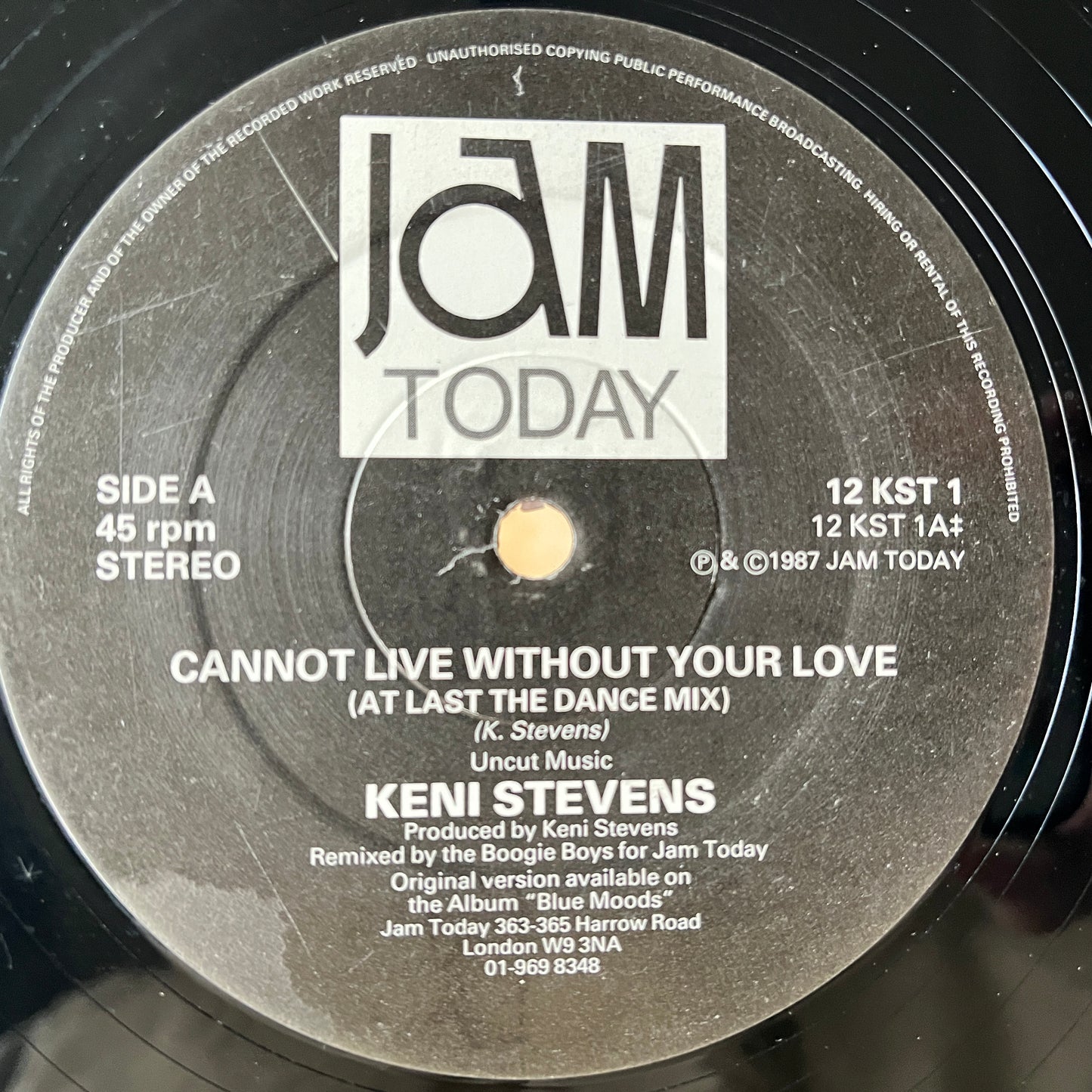 Keni Stevens – Cannot Live Without Your Love / Passionate