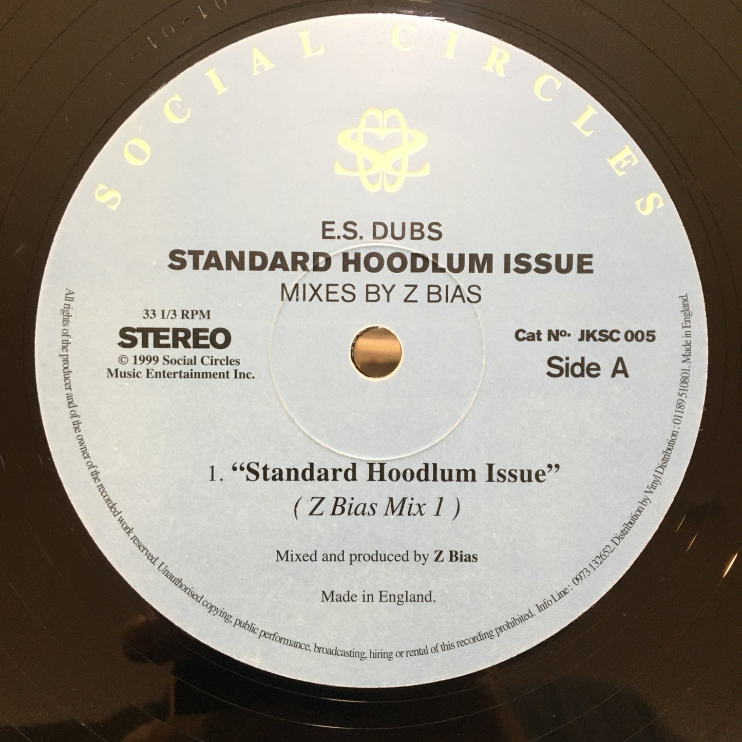 E.S. Dubs ‎– Standard Hoodlum Issue