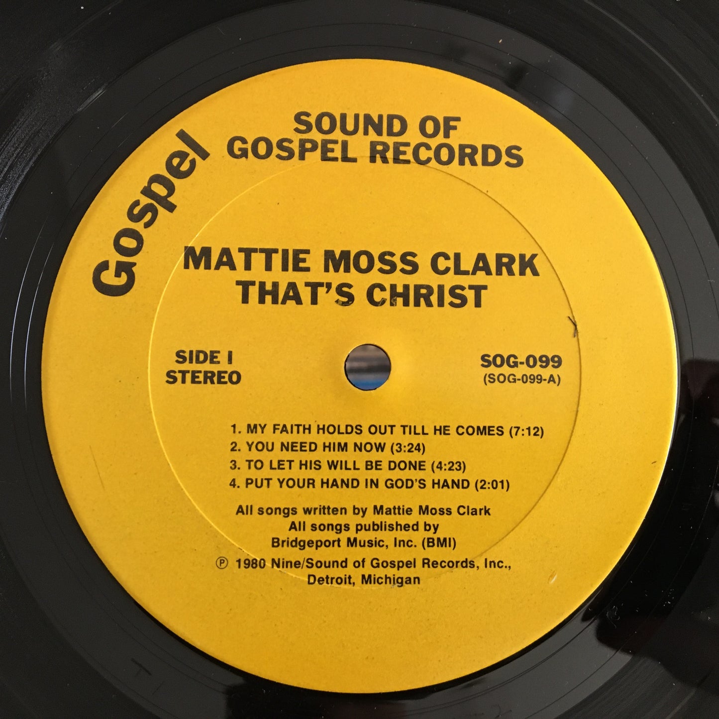 Mattie Moss Clark – That's Christ