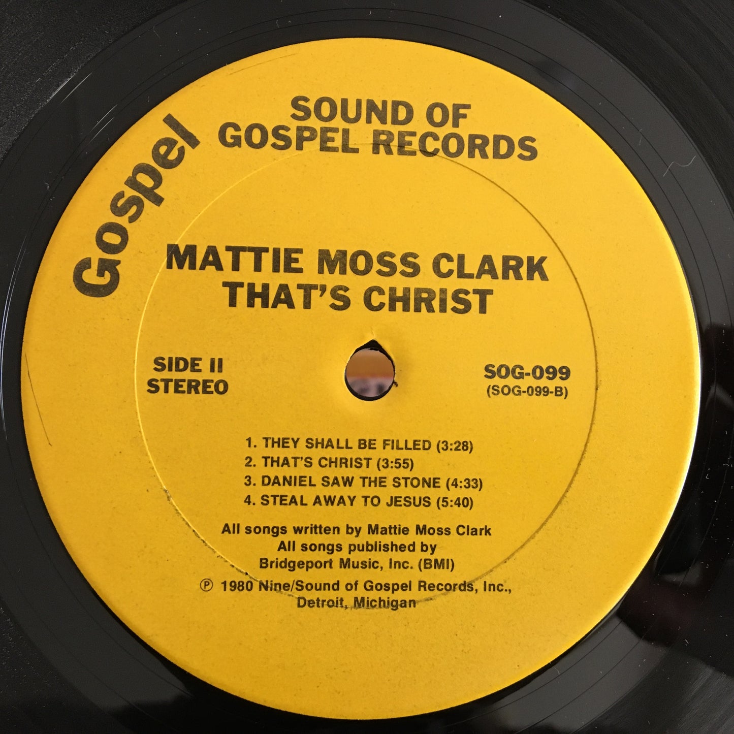 Mattie Moss Clark – That's Christ