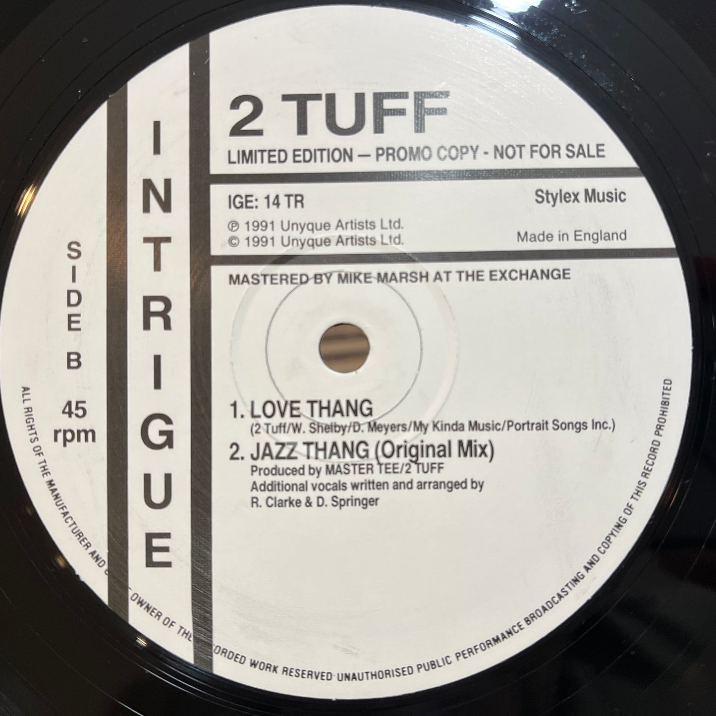 2 Tuff – Jazz Thang (Remixes)
