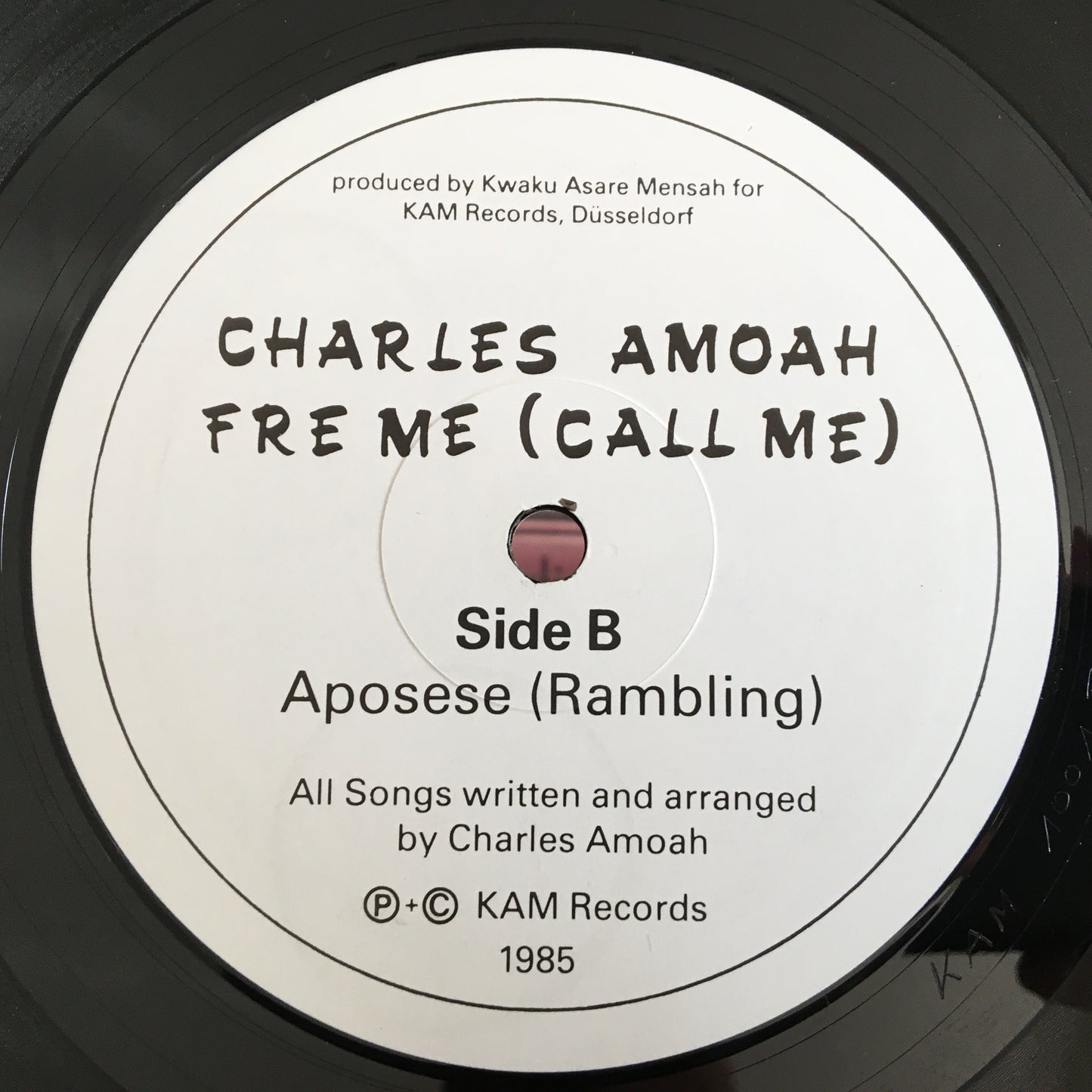 Charles Amoah ‎– Fre Me (Call Me)