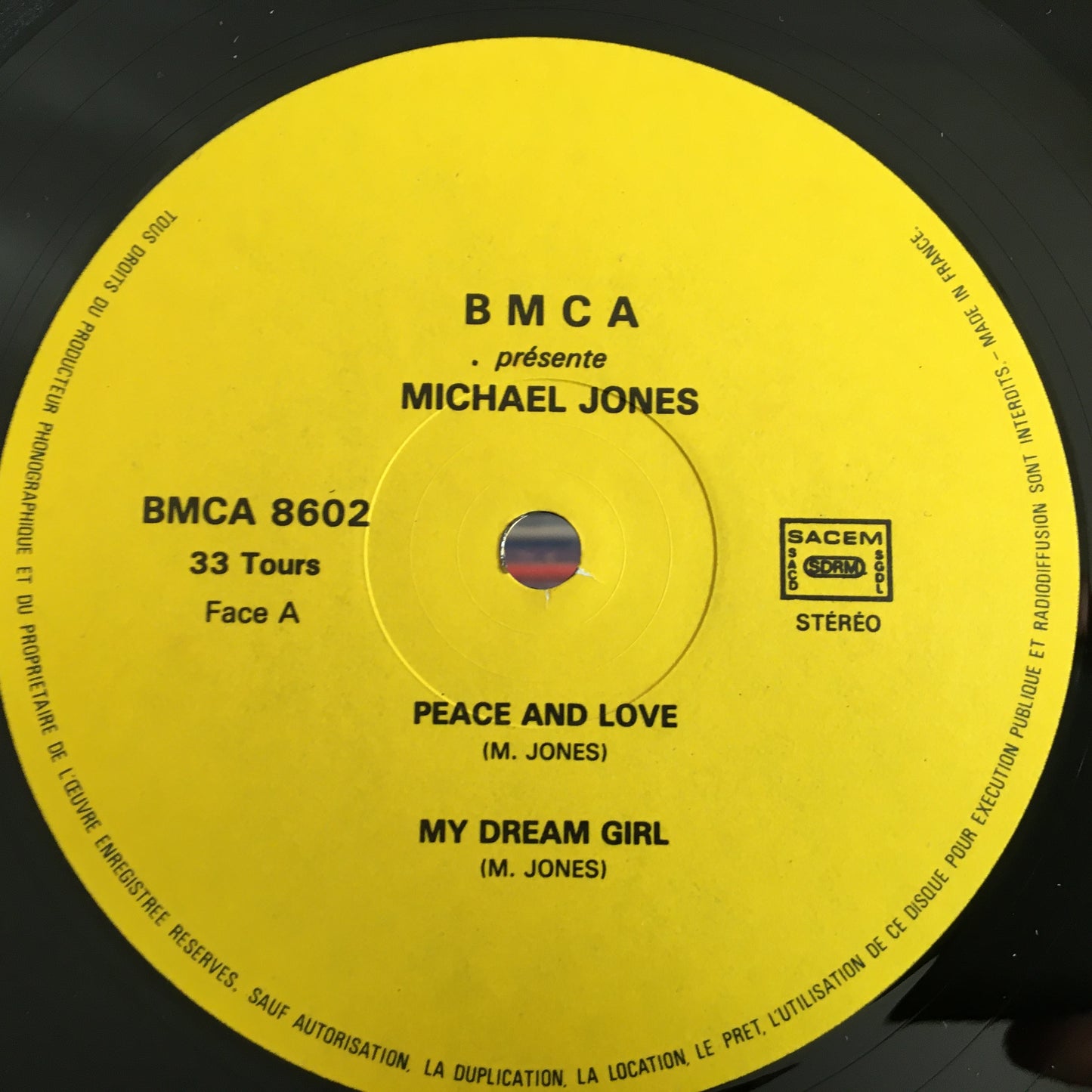 迈克尔·琼斯——和平与爱