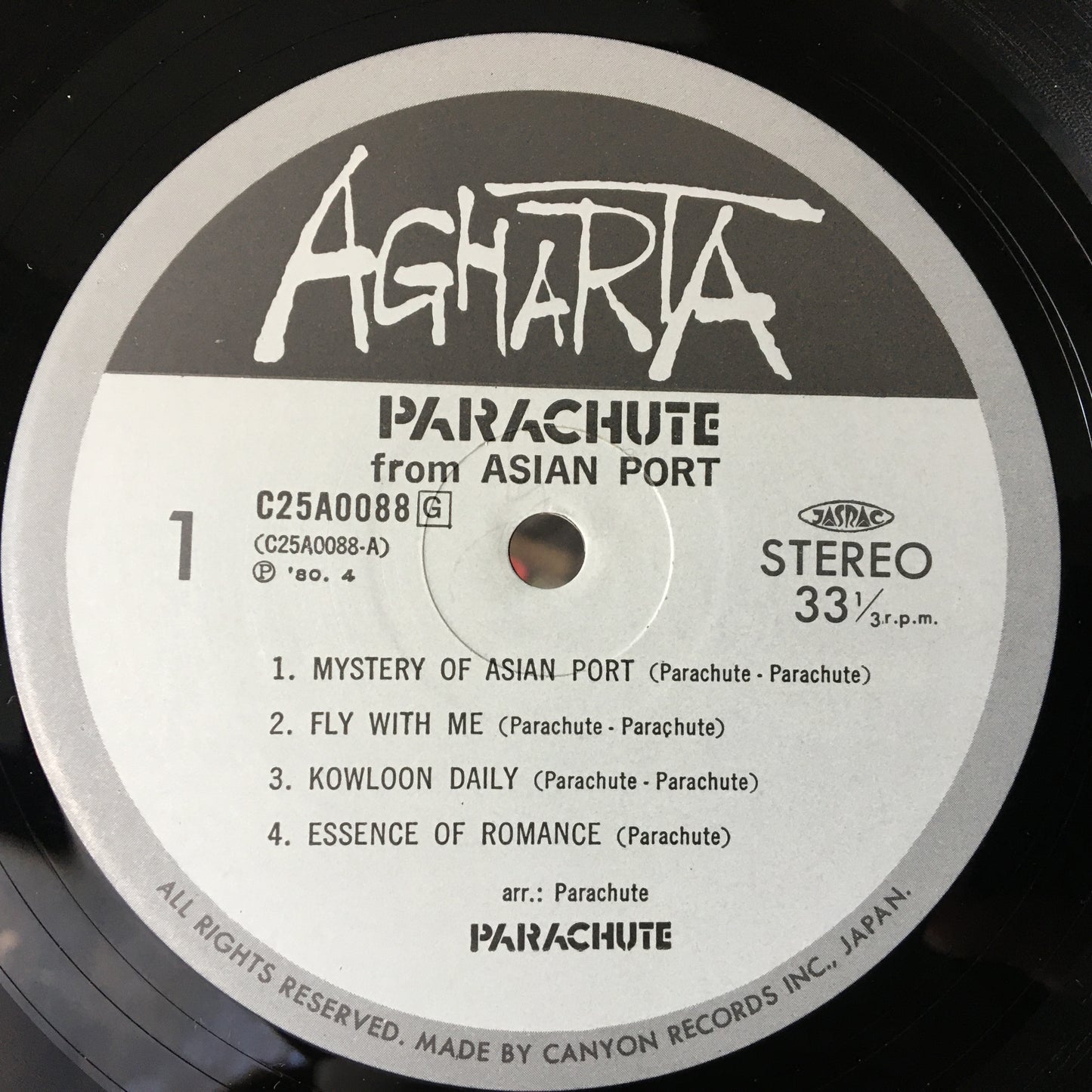 Parachute – From Asian Port