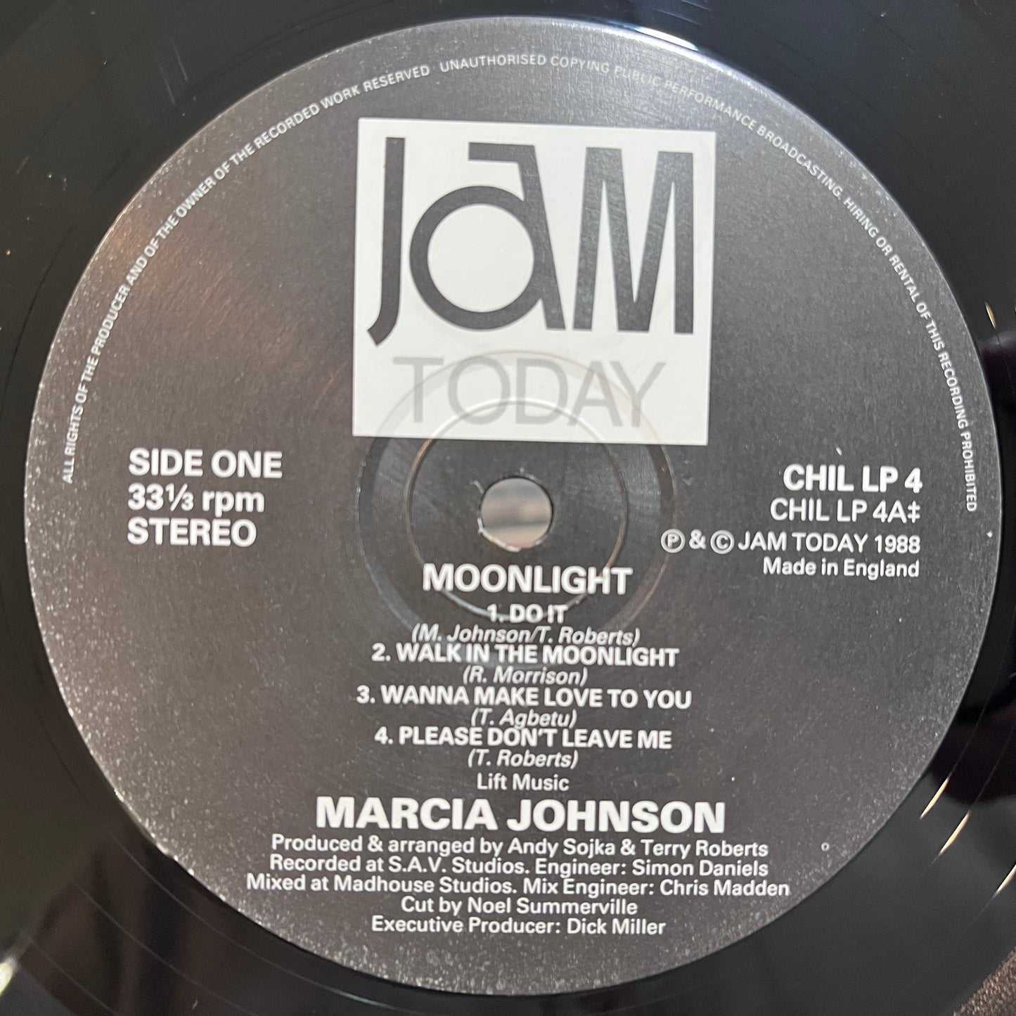Marcia Johnson ‎– Moonlight