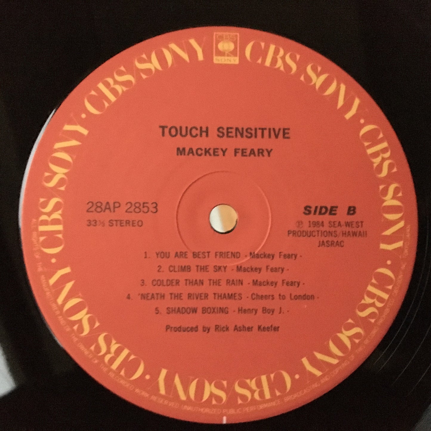 Mackey Feary – Touch Sensitive