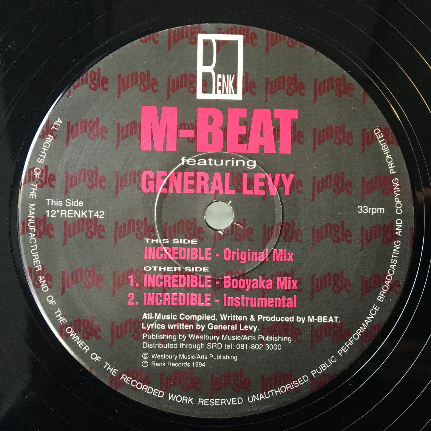 以 General Levy 为特色的 M-Beat – Incredible