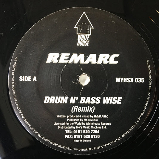 Remarc – Drum N' Bass Wise / Sound Murderer（混音）