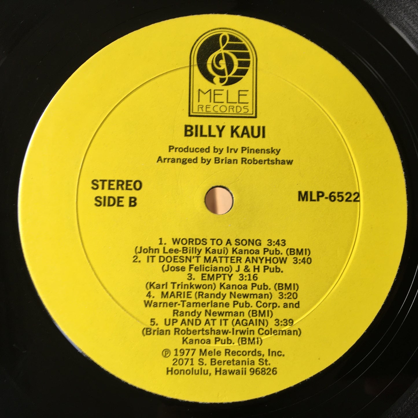 Billy Kaui – Billy Kaui