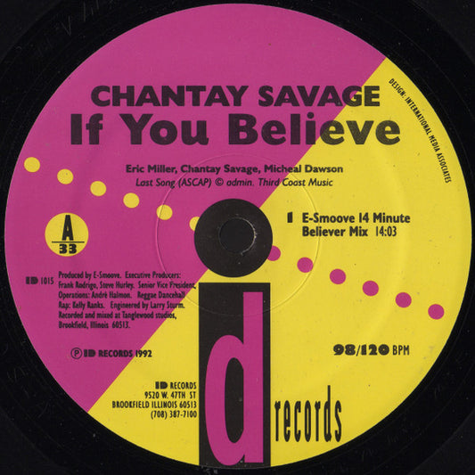 Chantay Savage – If You Believe